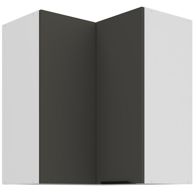 Konyhaszekrény Aria-Gr/Wh Anti Fingerprint 60x60 Gn-72 2f (90°)