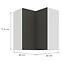 Konyhaszekrény Aria-Gr/Wh Anti Fingerprint 60x60 Gn-72 2f (90°),2