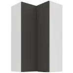 Konyhaszekrény Aria-Gr/Wh Anti Fingerprint 60x60 Gn-108 2f (90°)