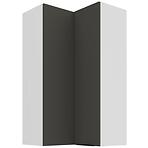 Konyhaszekrény Aria-Gr/Wh Anti Fingerprint 60x60 Gn-108 2f (90°)