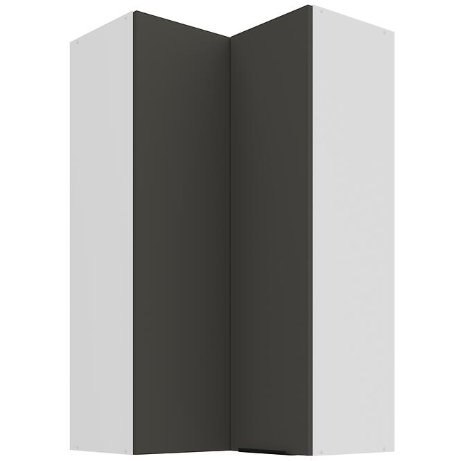 Konyhaszekrény Aria-Gr/Wh Anti Fingerprint 60x60 Gn-108 2f (90°)