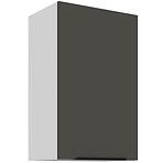 Konyhaszekrény Aria-Gr/Wh Anti Fingerprint 45g-72 1f
