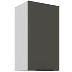 Konyhaszekrény Aria-Gr/Wh Anti Fingerprint 40g-72 1f