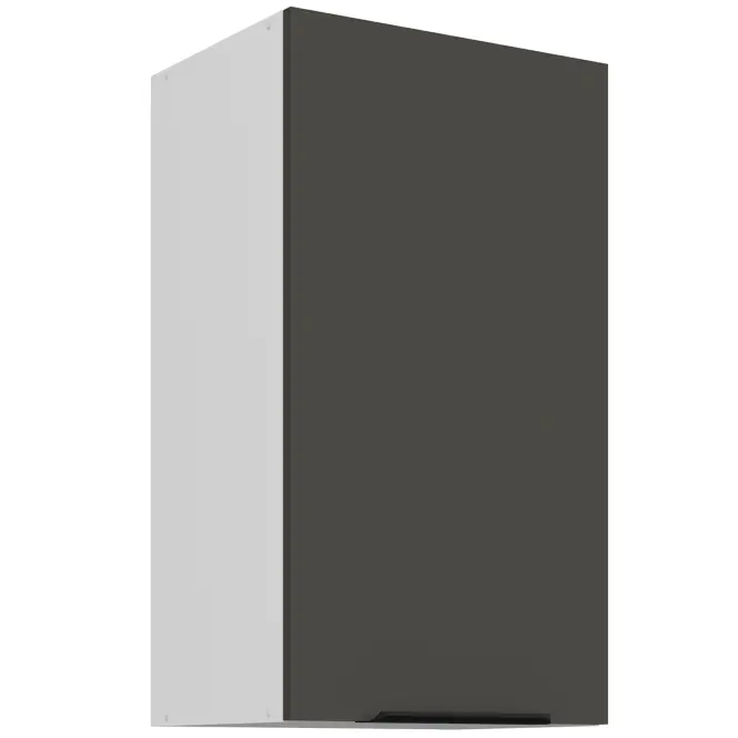 Konyhaszekrény Aria-Gr/Wh Anti Fingerprint 40g-72 1f
