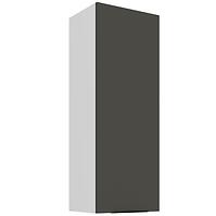 Konyhaszekrény Aria-Gr/Wh Anti Fingerprint 40g-108 1f