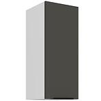 Konyhaszekrény Aria-Gr/Wh Anti Fingerprint 30g-72 1f