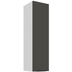 Konyhaszekrény Aria-Gr/Wh Anti Fingerprint 30g-108 1f
