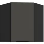 Konyhaszekrény Aria-Gr/Bl Anti Fingerprint 60x60 Gn-72 1f (45°)