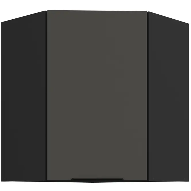Konyhaszekrény Aria-Gr/Bl Anti Fingerprint 60x60 Gn-72 1f (45°)
