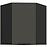 Konyhaszekrény Aria-Gr/Bl Anti Fingerprint 60x60 Gn-72 1f (45°)