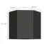 Konyhaszekrény Aria-Gr/Bl Anti Fingerprint 60x60 Gn-72 1f (45°),2