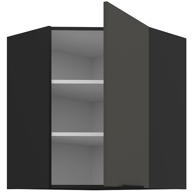 Konyhaszekrény Aria-Gr/Bl Anti Fingerprint 60x60 Gn-72 1f (45°)