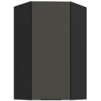 Konyhaszekrény Aria-Gr/Bl Anti Fingerprint 60x60 Gn-108 1f (45°)