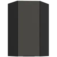 Konyhaszekrény Aria-Gr/Bl Anti Fingerprint 60x60 Gn-108 1f (45°)