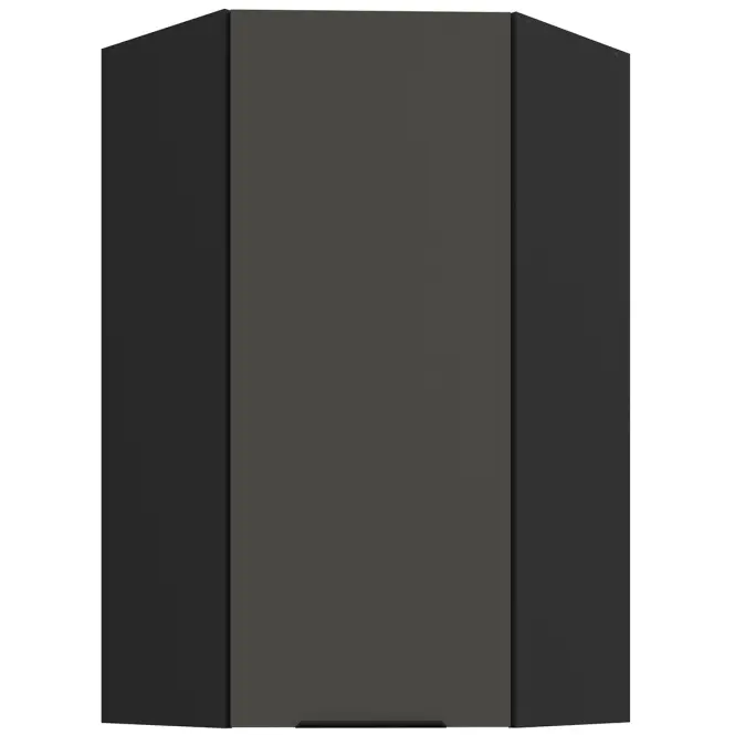 Konyhaszekrény Aria-Gr/Bl Anti Fingerprint 60x60 Gn-108 1f (45°)