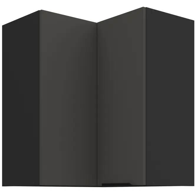 Konyhaszekrény Aria-Gr/Bl Anti Fingerprint 60x60 Gn-72 2f (90°)