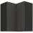 Konyhaszekrény Aria-Gr/Bl Anti Fingerprint 60x60 Gn-72 2f (90°)