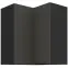 Konyhaszekrény Aria-Gr/Bl Anti Fingerprint 60x60 Gn-72 2f (90°)