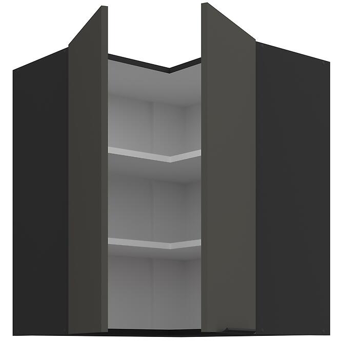 Konyhaszekrény Aria-Gr/Bl Anti Fingerprint 60x60 Gn-72 2f (90°)