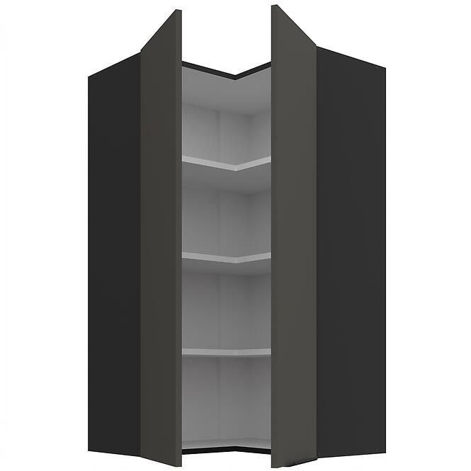 Konyhaszekrény Aria-Gr/Bl Anti Fingerprint 60x60 Gn-108 2f (90°)