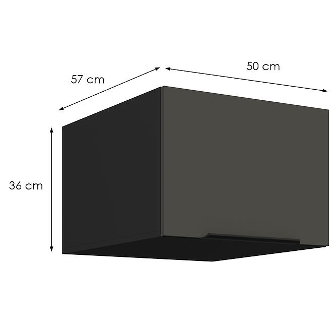 Konyhaszekrény Aria-Gr/Bl Anti Fingerprint 50 Nagu-36 1f