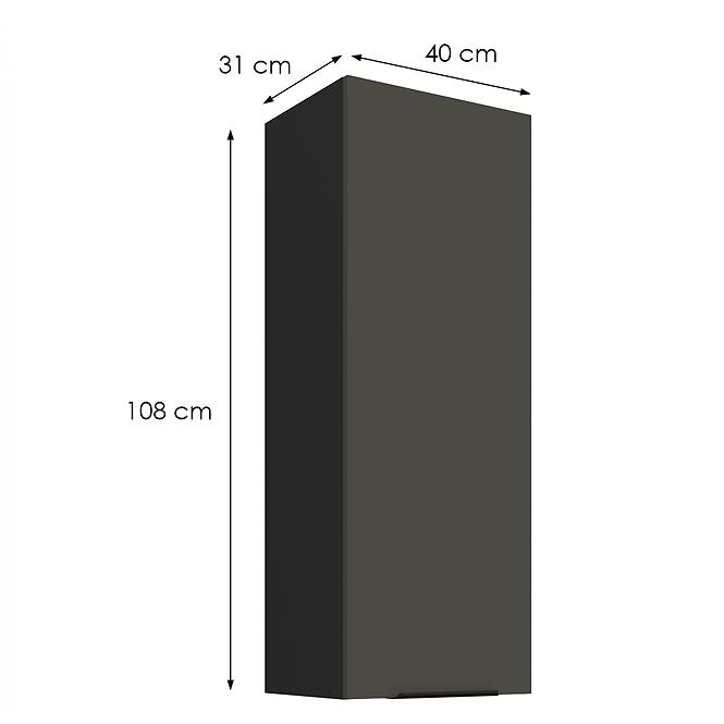 Konyhaszekrény Aria-Gr/Bl Anti Fingerprint 40g-108 1f