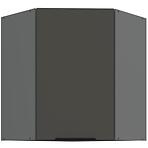 Konyhaszekrény Aria-Gr/Ant Anti Fingerprint 60x60 Gn-72 1f (45°)