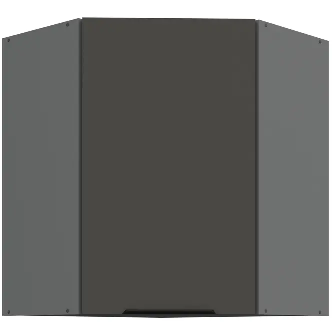 Konyhaszekrény Aria-Gr/Ant Anti Fingerprint 60x60 Gn-72 1f (45°)