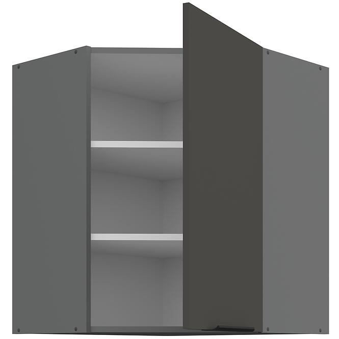 Konyhaszekrény Aria-Gr/Ant Anti Fingerprint 60x60 Gn-72 1f (45°)