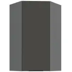Konyhaszekrény Aria-Gr/Ant Anti Fingerprint 60x60 Gn-108 1f (45°)