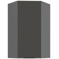 Konyhaszekrény Aria-Gr/Ant Anti Fingerprint 60x60 Gn-108 1f (45°)