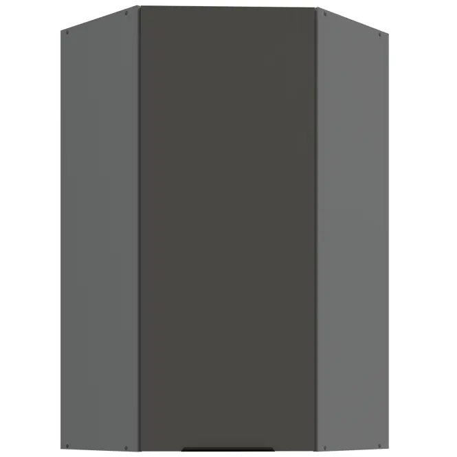 Konyhaszekrény Aria-Gr/Ant Anti Fingerprint 60x60 Gn-108 1f (45°)