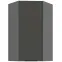 Konyhaszekrény Aria-Gr/Ant Anti Fingerprint 60x60 Gn-108 1f (45°)
