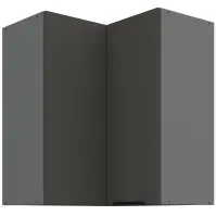 Konyhaszekrény Aria-Gr/Ant Anti Fingerprint 60x60 Gn-72 2f (90°)