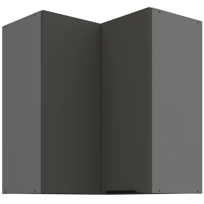 Konyhaszekrény Aria-Gr/Ant Anti Fingerprint 60x60 Gn-72 2f (90°)