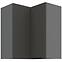 Konyhaszekrény Aria-Gr/Ant Anti Fingerprint 60x60 Gn-72 2f (90°)