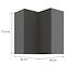 Konyhaszekrény Aria-Gr/Ant Anti Fingerprint 60x60 Gn-72 2f (90°),2