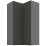 Konyhaszekrény Aria-Gr/Ant Anti Fingerprint 60x60 Gn-108 2f (90°)