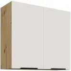Konyhaszekrény Aria-Wh/Ar Anti Fingerprint 80g-72 2f