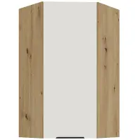 Konyhaszekrény Aria-Wh/Ar Anti Fingerprint 60x60 Gn-108 1f (45°)
