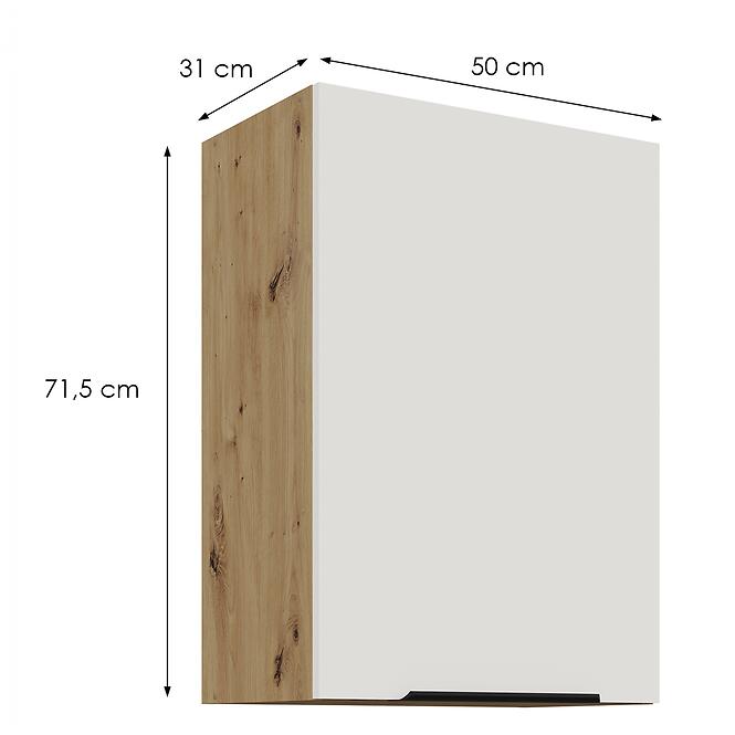 Konyhaszekrény Aria-Wh/Ar Anti Fingerprint 50g-72 1f,2