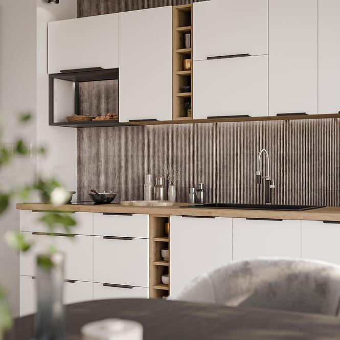 Konyhaszekrény Aria-Wh/Ar Anti Fingerprint 40g-108 1f