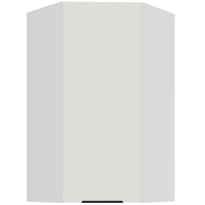 Konyhaszekrény Aria-Wh/Wh Anti Fingerprint 60x60 Gn-108 1f (45°)