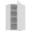 Konyhaszekrény Aria-Wh/Wh Anti Fingerprint 60x60 Gn-108 1f (45°),3