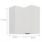 Konyhaszekrény Aria-Wh/Wh Anti Fingerprint 60x60 Gn-72 2f (90°),2