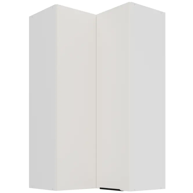 Konyhaszekrény Aria-Wh/Wh Anti Fingerprint 60x60 Gn-108 2f (90°)