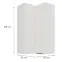 Konyhaszekrény Aria-Wh/Wh Anti Fingerprint 60x60 Gn-108 2f (90°),2
