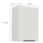 Konyhaszekrény Aria-Wh/Wh Anti Fingerprint 50g-72 1f,2