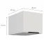 Konyhaszekrény Aria-Wh/Wh Anti Fingerprint 40 Nagu-36 1f,2