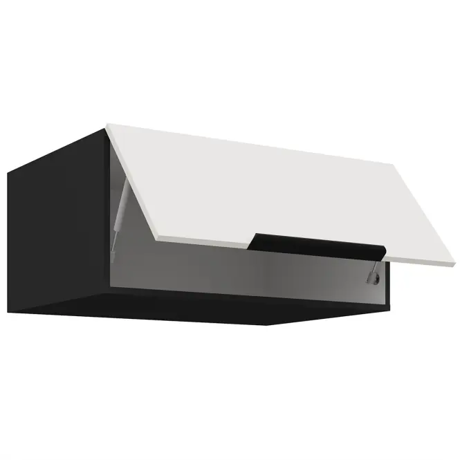 Konyhaszekrény Aria-Wh/Bl Anti Fingerprint 80 Nagu-36 1f